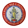 WWII VICTORY PATCH. 4" WWII VICTORY PATCH. 4"